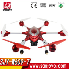 Abejón grande profesional HUAJUN W609-7 4.5CH con seis ejes Gyro RTF RC Helicóptero 5.8G FPV con cámara de 2.0MP HD SJY-W609-7